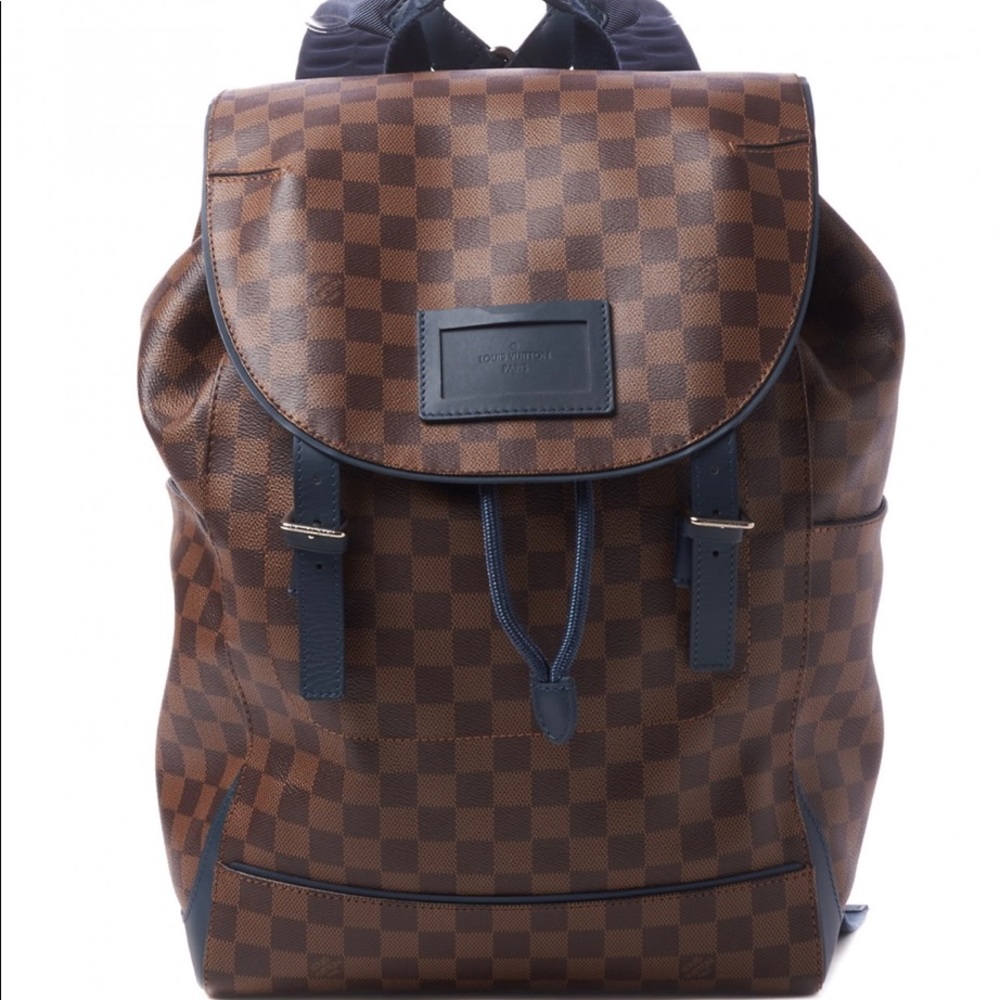 Louis Vuitton Damier Ebene Runner Backpack in excellent condition - come…
